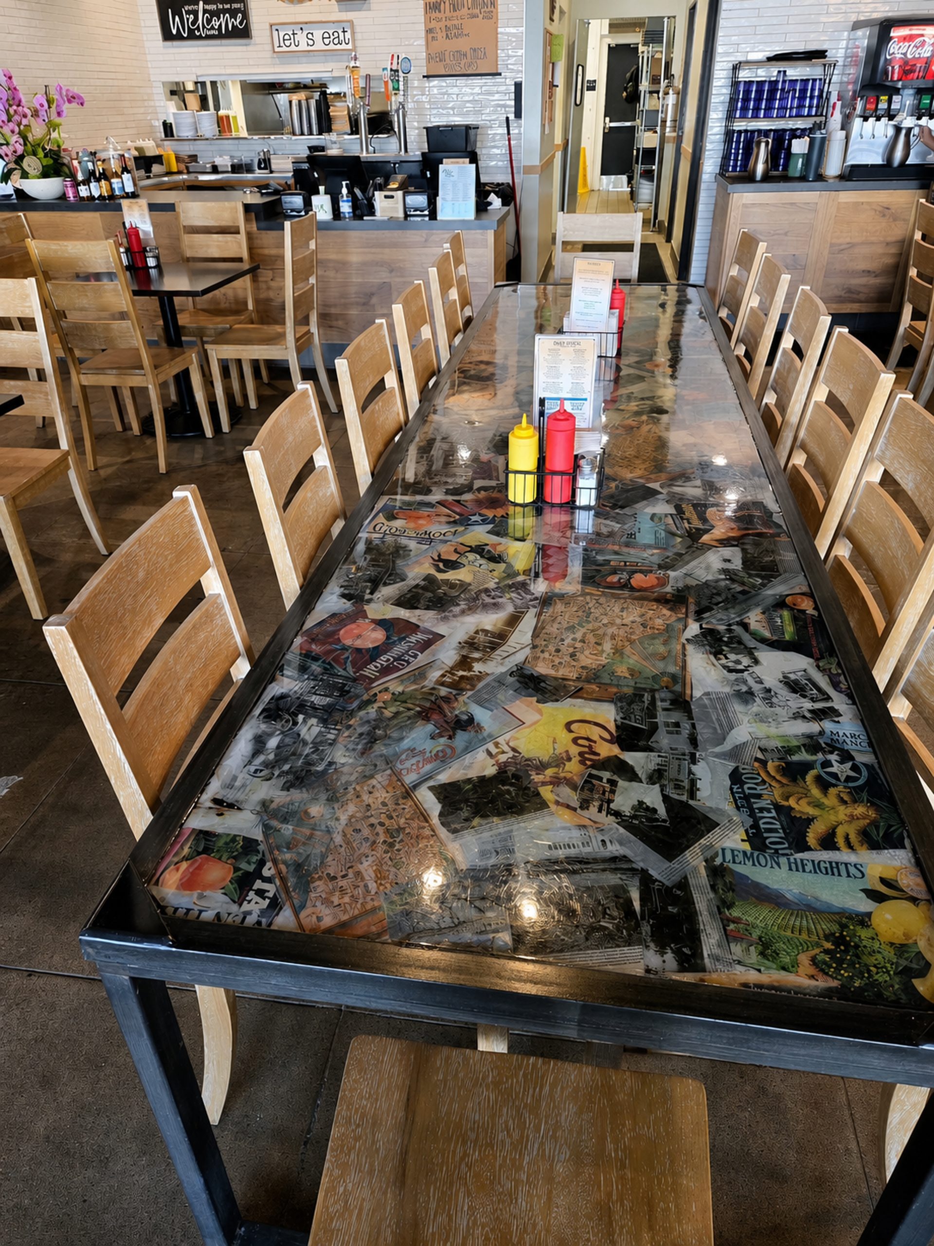 Our Custom Communal Table Seats Up to 14