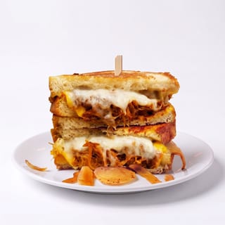 Pulled Pork Grilled Cheese Sandwich