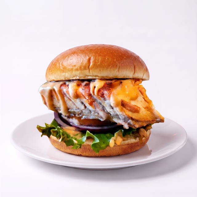 Smoked Salmon Sandwich.