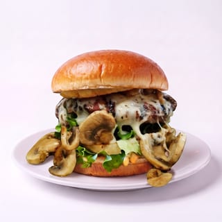 Mushroom Swiss Burger