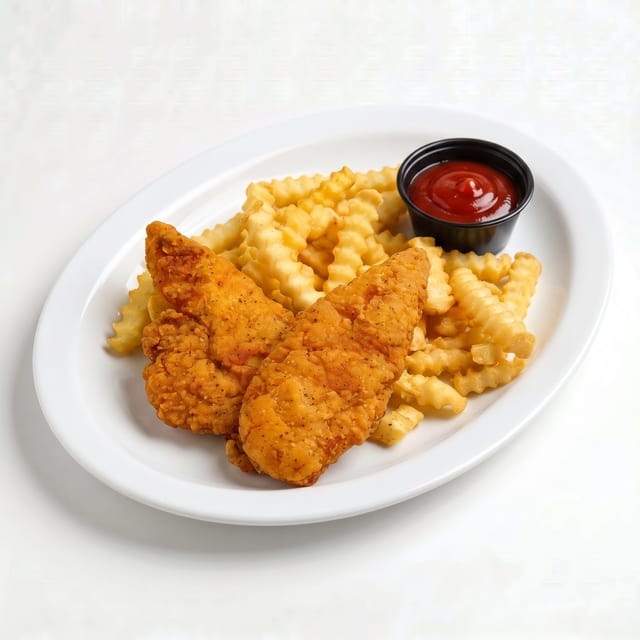 Kids Chicken Strips.